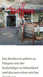 Mobile Screenshot of beethoven-flingern.de